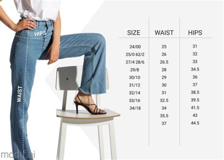 What size jeans is size 14?