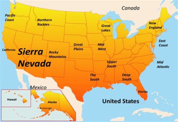 What state is Sierra Nevada?