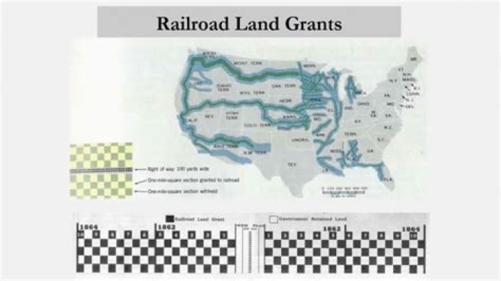 What were railroad land grants