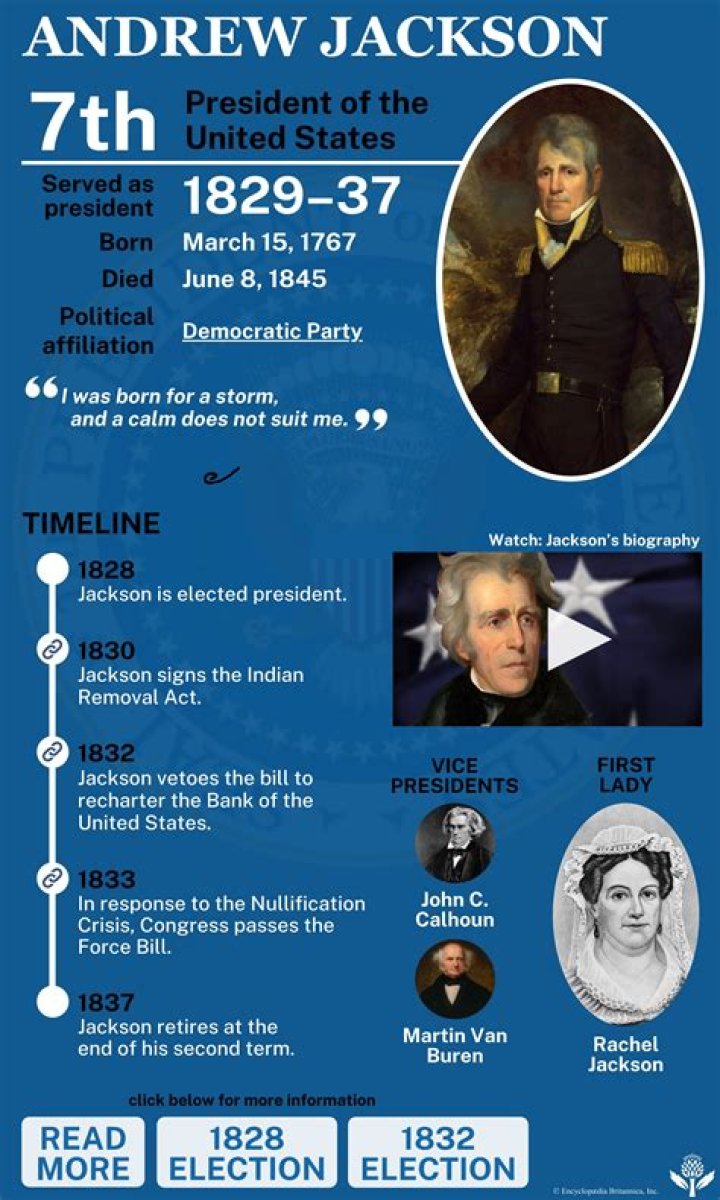 What were some of Andrew Jacksons policies