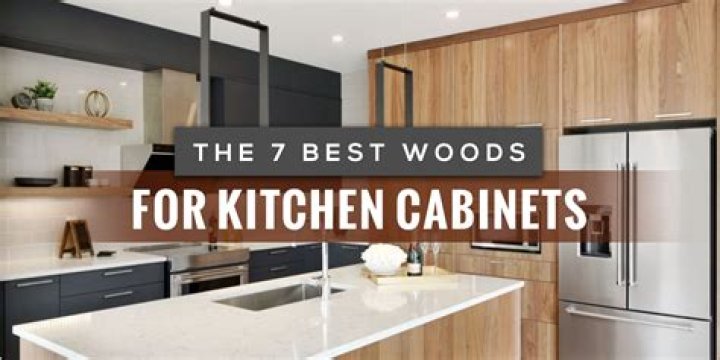 What wood is used for kitchen cabinets