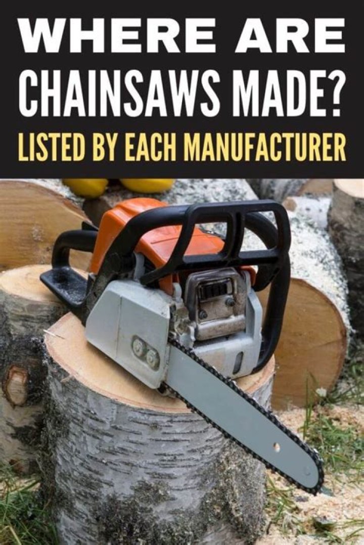 Where are McCulloch chainsaws made