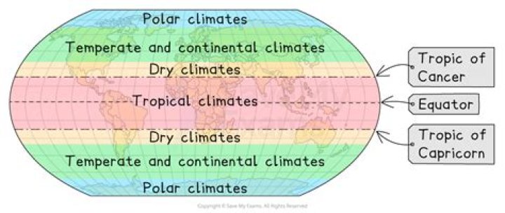 Where are steppe climates located?