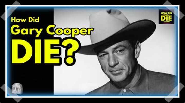 Where did Gary Cooper die