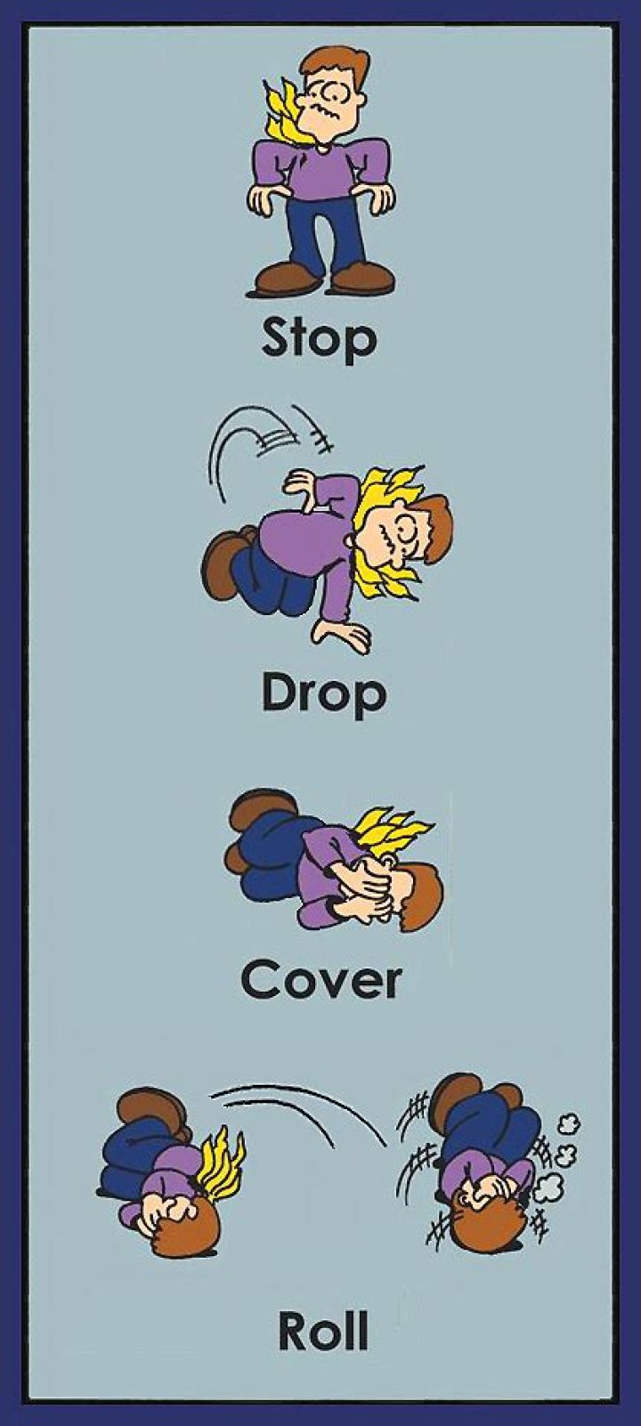 Where did stop drop and roll come from