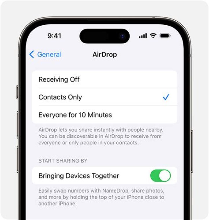 Where do I find AirDrop on my iPhone 6?