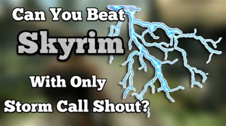 Where do I get the Storm Call shout in Skyrim?