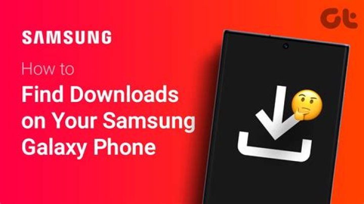 Where do my downloads go on my Samsung s9?