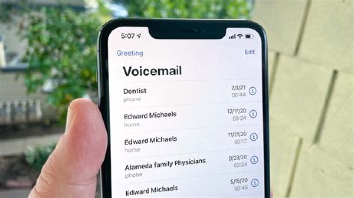 Where do saved voicemails go on iPhone?