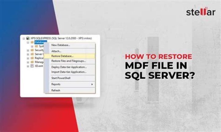 Where is MDF file located in SQL Server