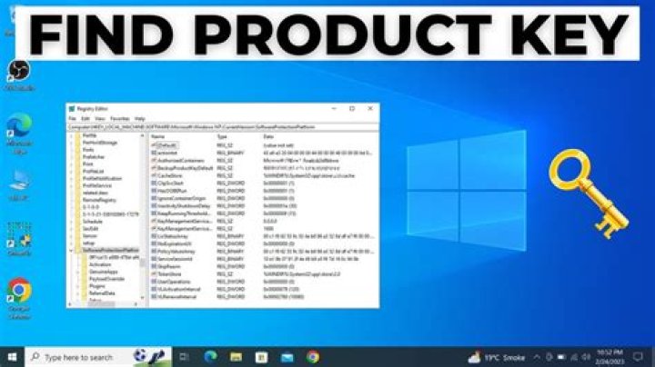 Where is my Windows 10 product key on Surface Pro?