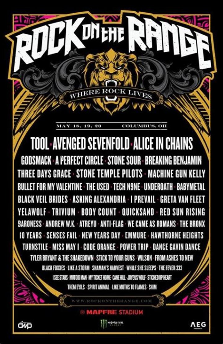 Where is Rock On The Range 2018?