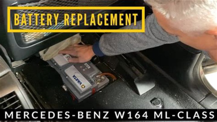 Where is the battery in Mercedes S Class?