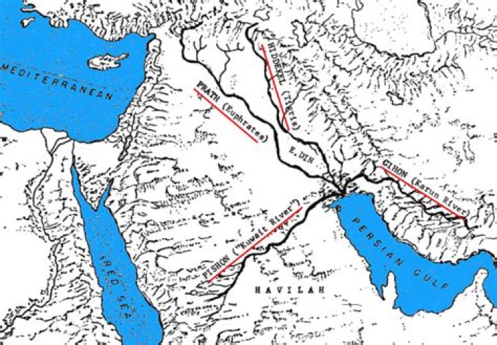 Where is the river of Gihon?