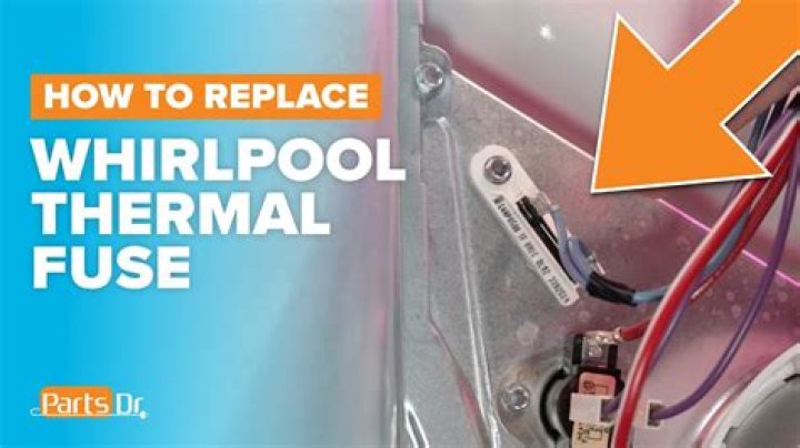 Where is the thermal fuse on a whirlpool?