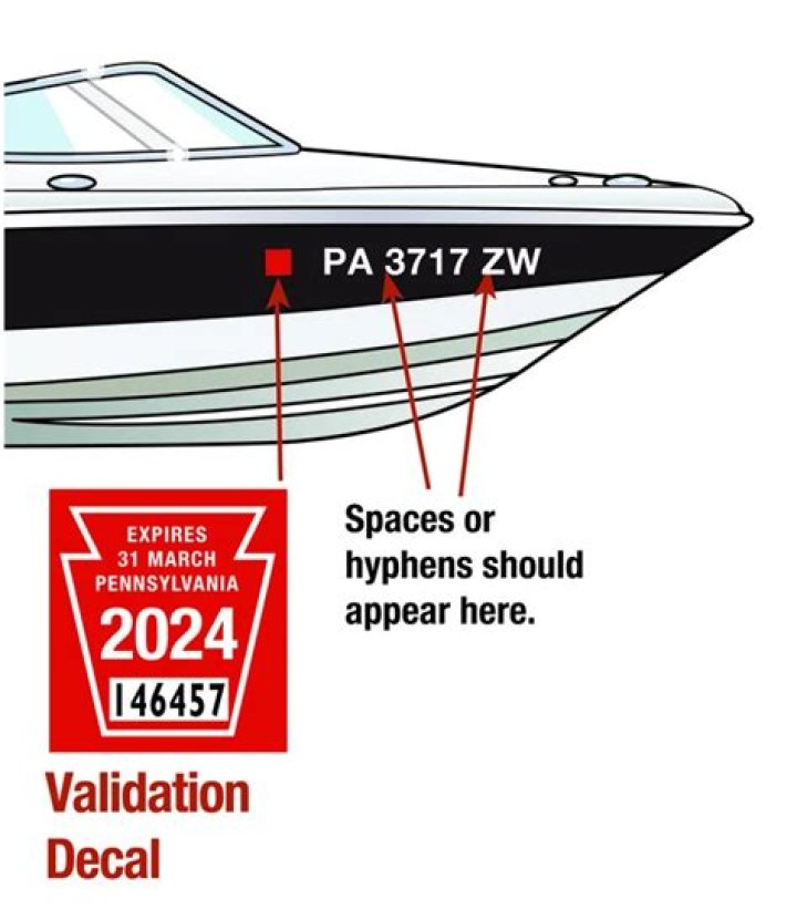 Where must the expiration decal be placed on a vessel?