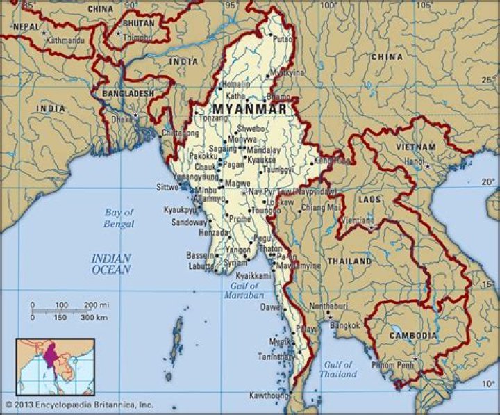 Which country is Myanmar?
