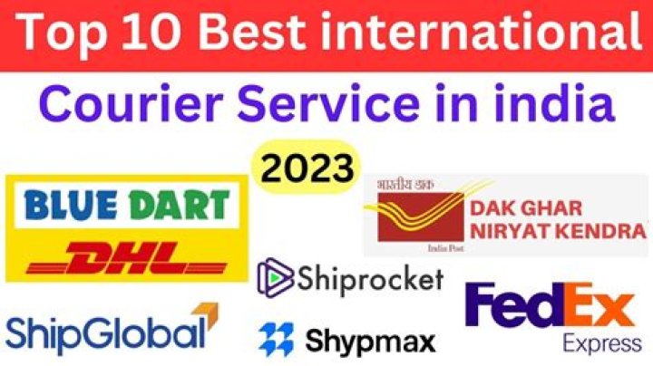 Which courier service does Amazon use in India?