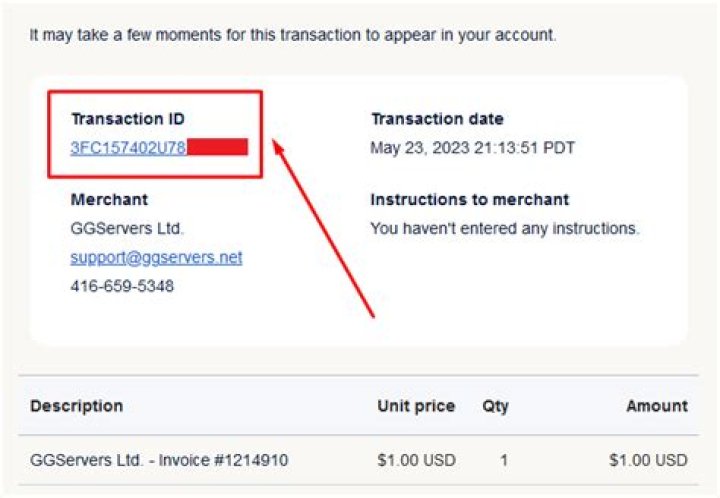 Which is an internal transaction