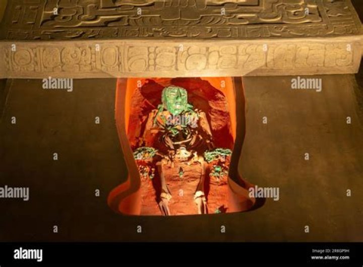 Who became the leader of the Maya city state of Palenque in 615 until his death 68 years later