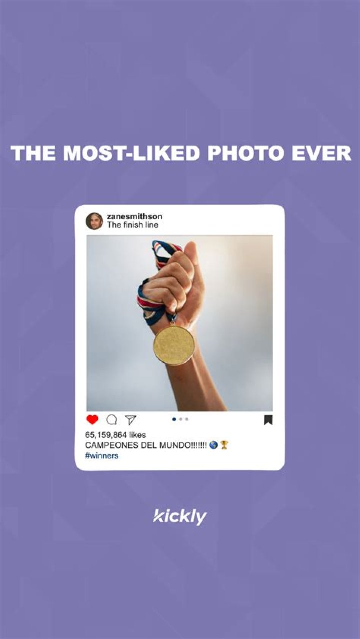 Who has the most liked photo on Facebook?