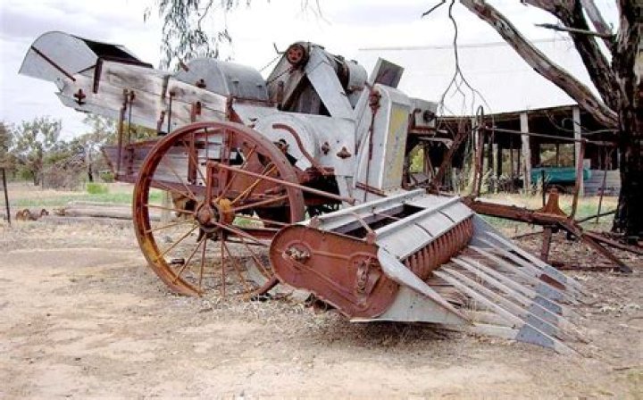 Who invented combine harvester?