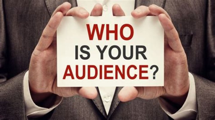 Who is the audience in a speech?