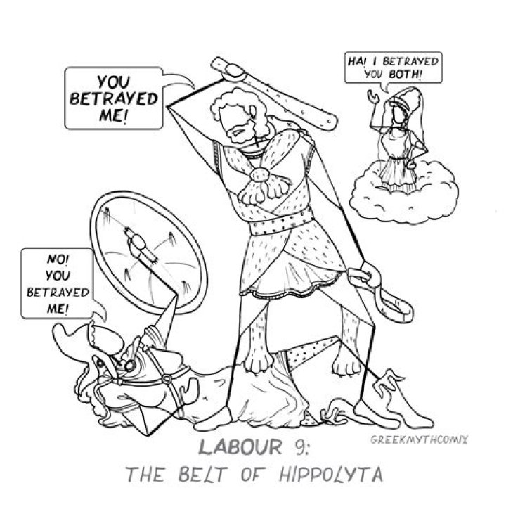 Who Solved the girdle of Hippolyta