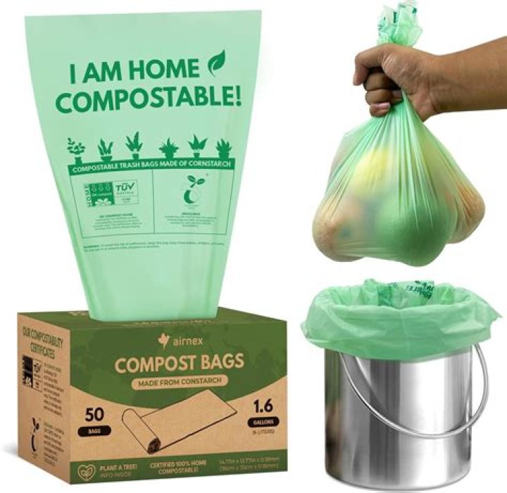 Why are compostable bags used for green waste