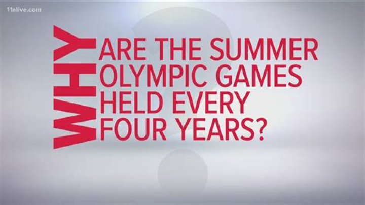 Why are Summer Olympics every 4 years?