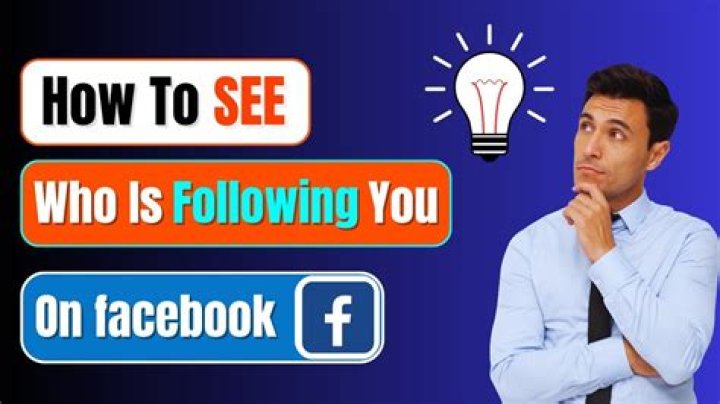 Why can't I see who is following me on Facebook?