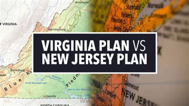 Why did large states favor the Virginia Plan and small states favor the New Jersey plan?