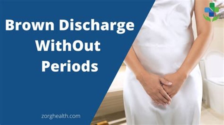 Why do I have brown discharge before my period?