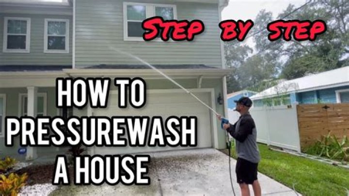 Why do you have to pressure wash a house
