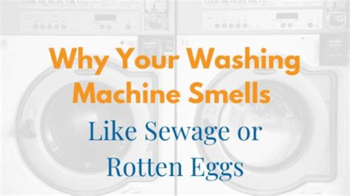 Why does my washing machine smell like rotten eggs