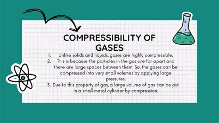 Why is gas highly compressible?