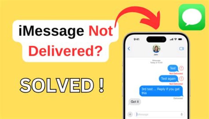 Why is my iMessage not being delivered?