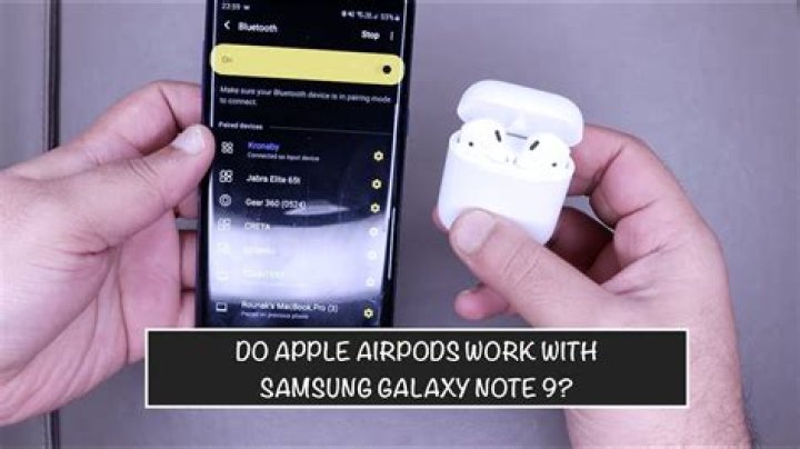 Will AirPods work with Samsung?
